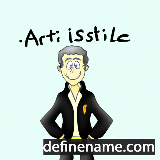 cartoon of the name Alistaire