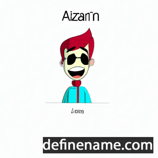 cartoon of the name Alizarin