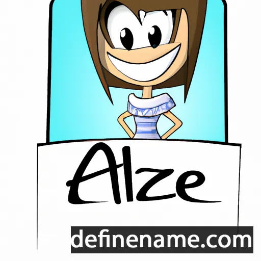 cartoon of the name Alize