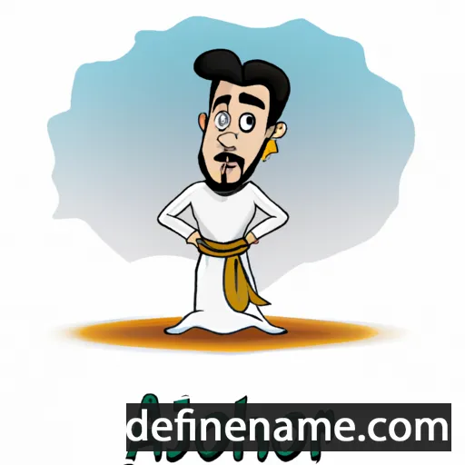 cartoon of the name Aljohar