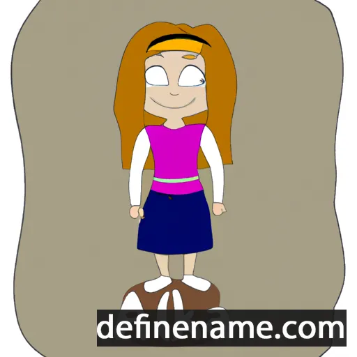 cartoon of the name Alka