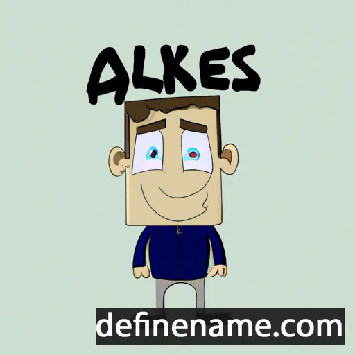 cartoon of the name Alkes