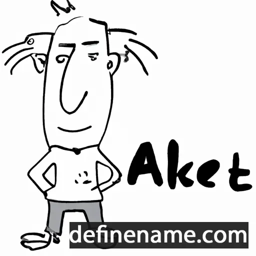 cartoon of the name Alket