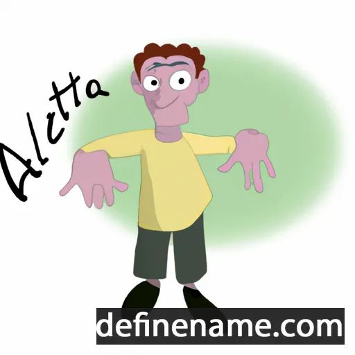 cartoon of the name Alketas