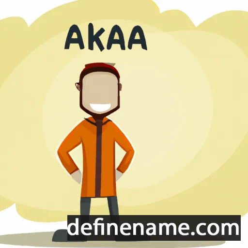 cartoon of the name Alkhas