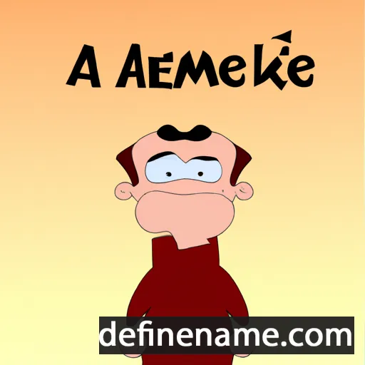 Alkméné cartoon