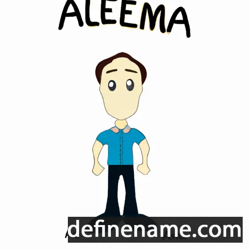 cartoon of the name Alkmena