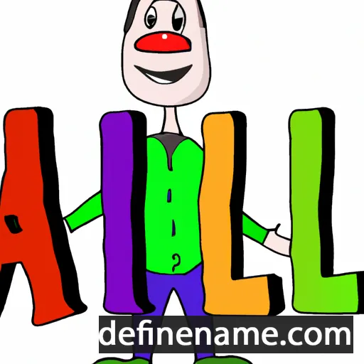 cartoon of the name All