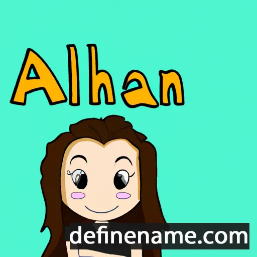 Allanah cartoon