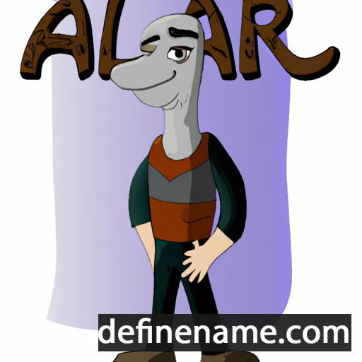 cartoon of the name Allar