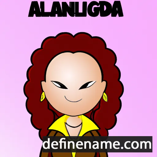 cartoon of the name Allegonda