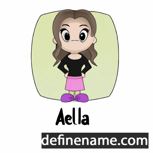 Allena cartoon