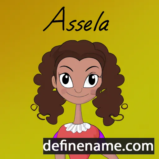 cartoon of the name Allesandra