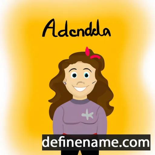 cartoon of the name Allexandra