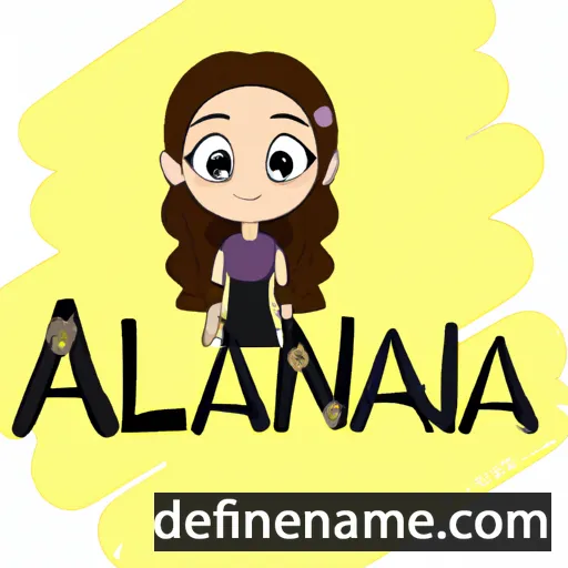 Allianna cartoon