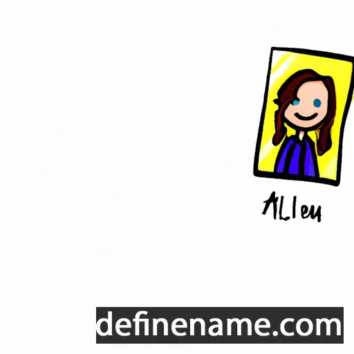 Allisyn cartoon