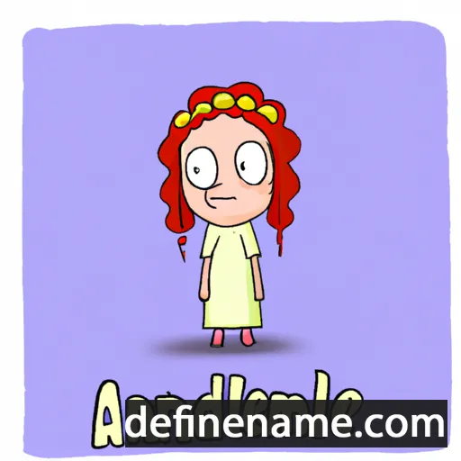 cartoon of the name Almandine