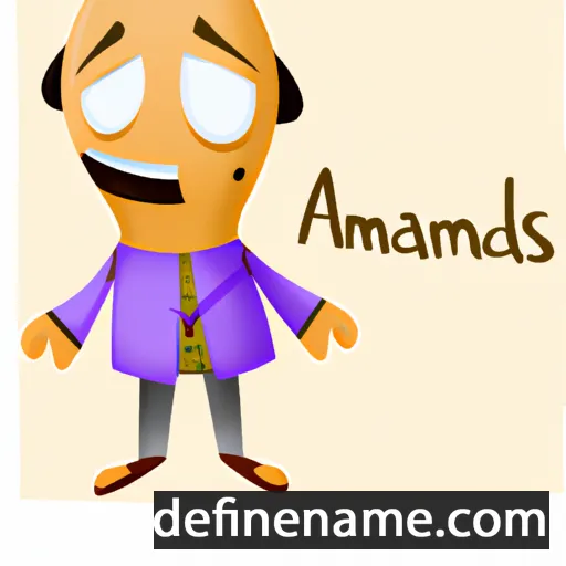 cartoon of the name Almantas