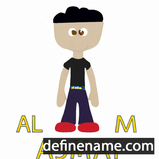 cartoon of the name Almasi