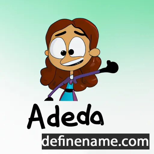 cartoon of the name Almeda