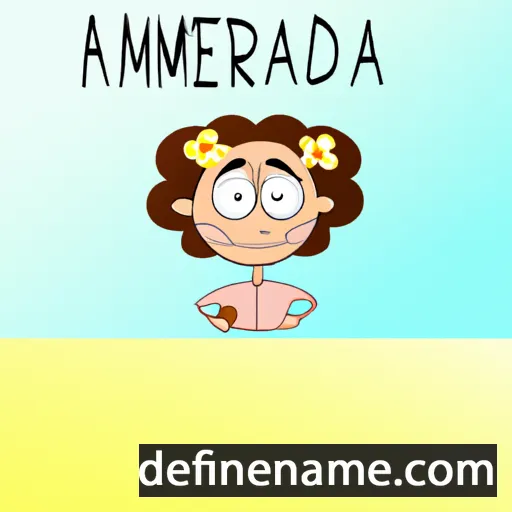 Almendra cartoon