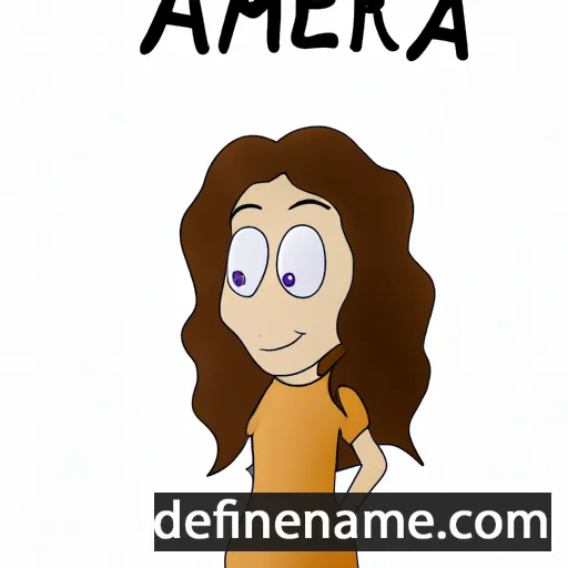 cartoon of the name Almera