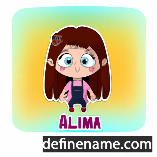 Almina cartoon