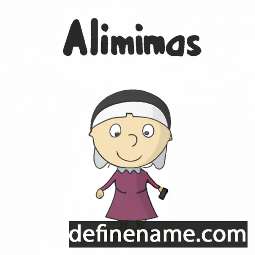 cartoon of the name Almintas