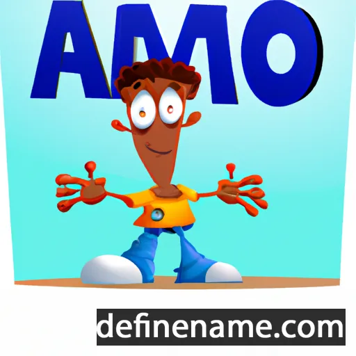 cartoon of the name Almo