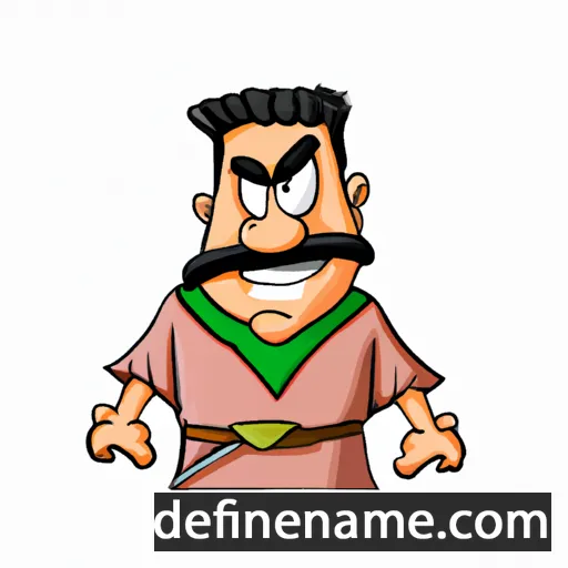 cartoon of the name Alnair