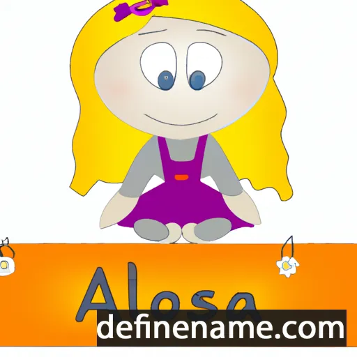 cartoon of the name Aloisa