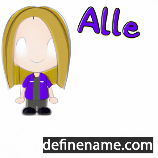 cartoon of the name Aloise