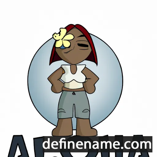 cartoon of the name Alola