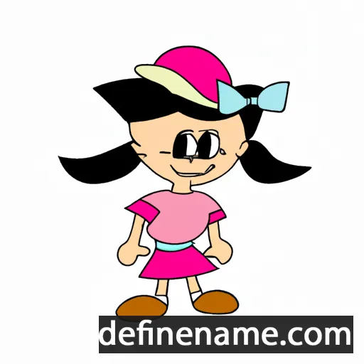 cartoon of the name Alolita