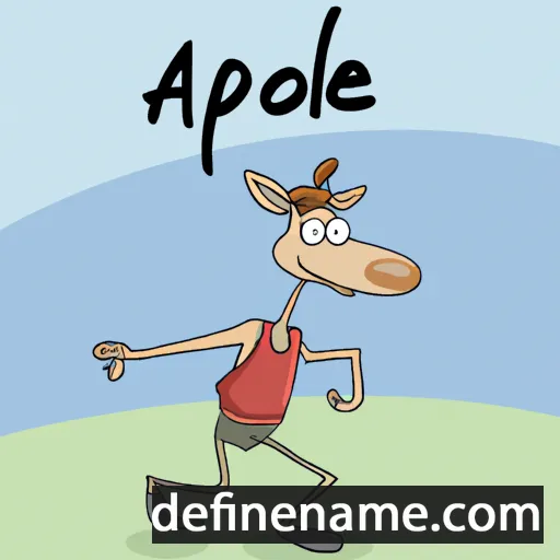 cartoon of the name Alope