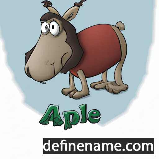 cartoon of the name Alope