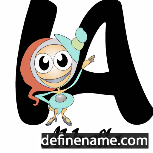 cartoon of the name Alphabeta