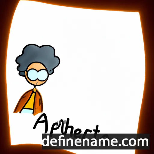 cartoon of the name Alpharita