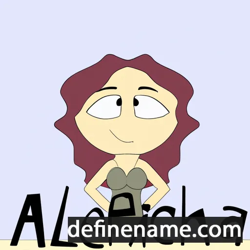 cartoon of the name Alphecca