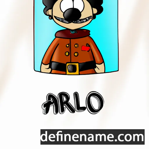 cartoon of the name Alroi