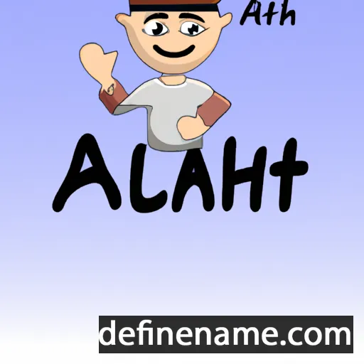 cartoon of the name Altah