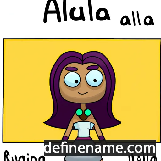 cartoon of the name Altaluna