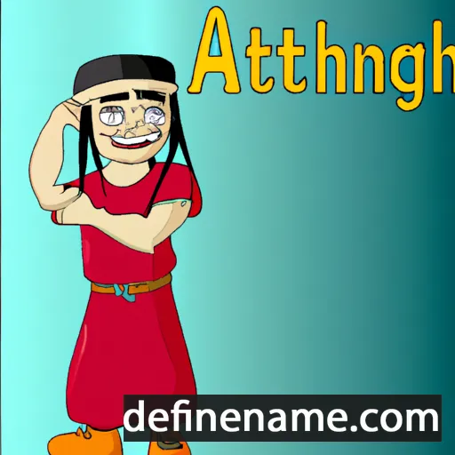 cartoon of the name Altankhishig