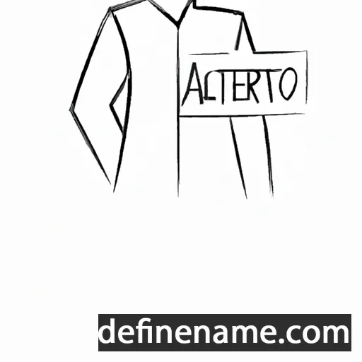 cartoon of the name Altero