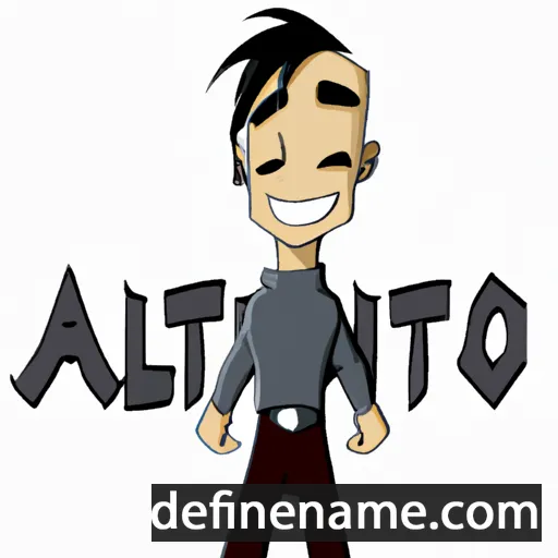 cartoon of the name Altino