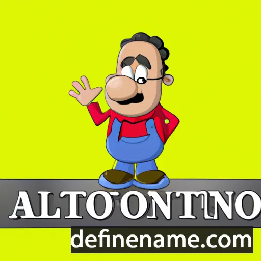 cartoon of the name Altonio