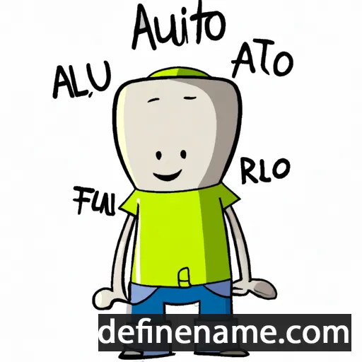 cartoon of the name Alturo