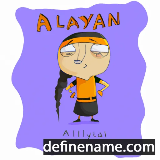 Altynai cartoon