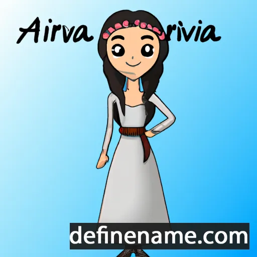 cartoon of the name Alvarina