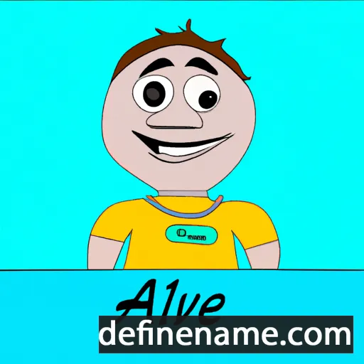 Alvie cartoon